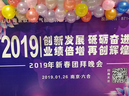 南京欧陆电气2018年度总结表彰会暨2019年迎新春联欢会圆满结束
